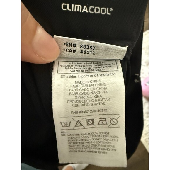 Adidas Womens Skort Black 3 Stripes Climacool Golf Tennis Skirt Pockets Size 10 - Picture 4 of 4